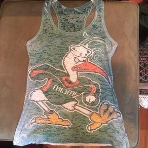 University of Miami Racerback Tanktop